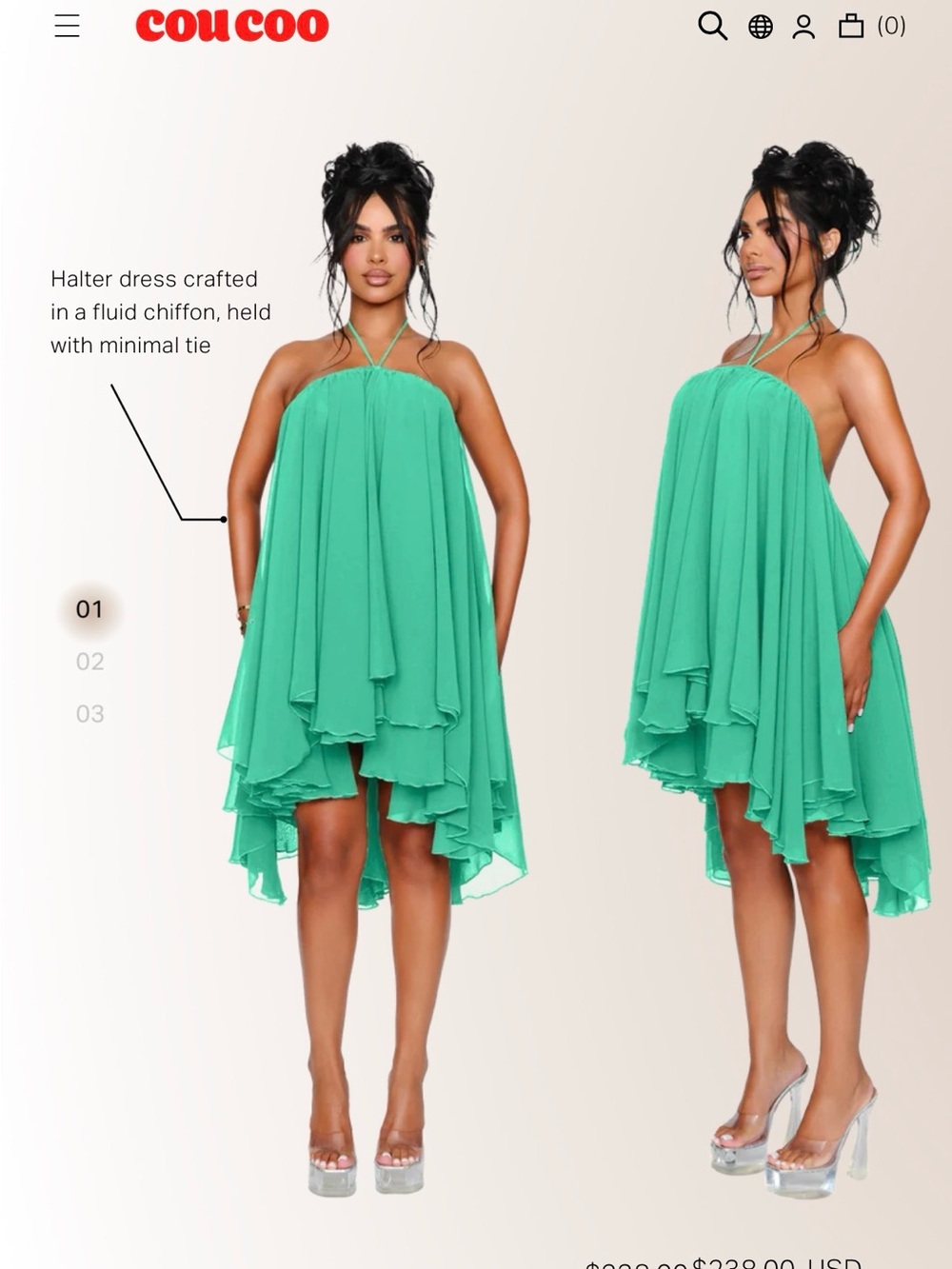 THAR DRESS- TROPICAL TEAL